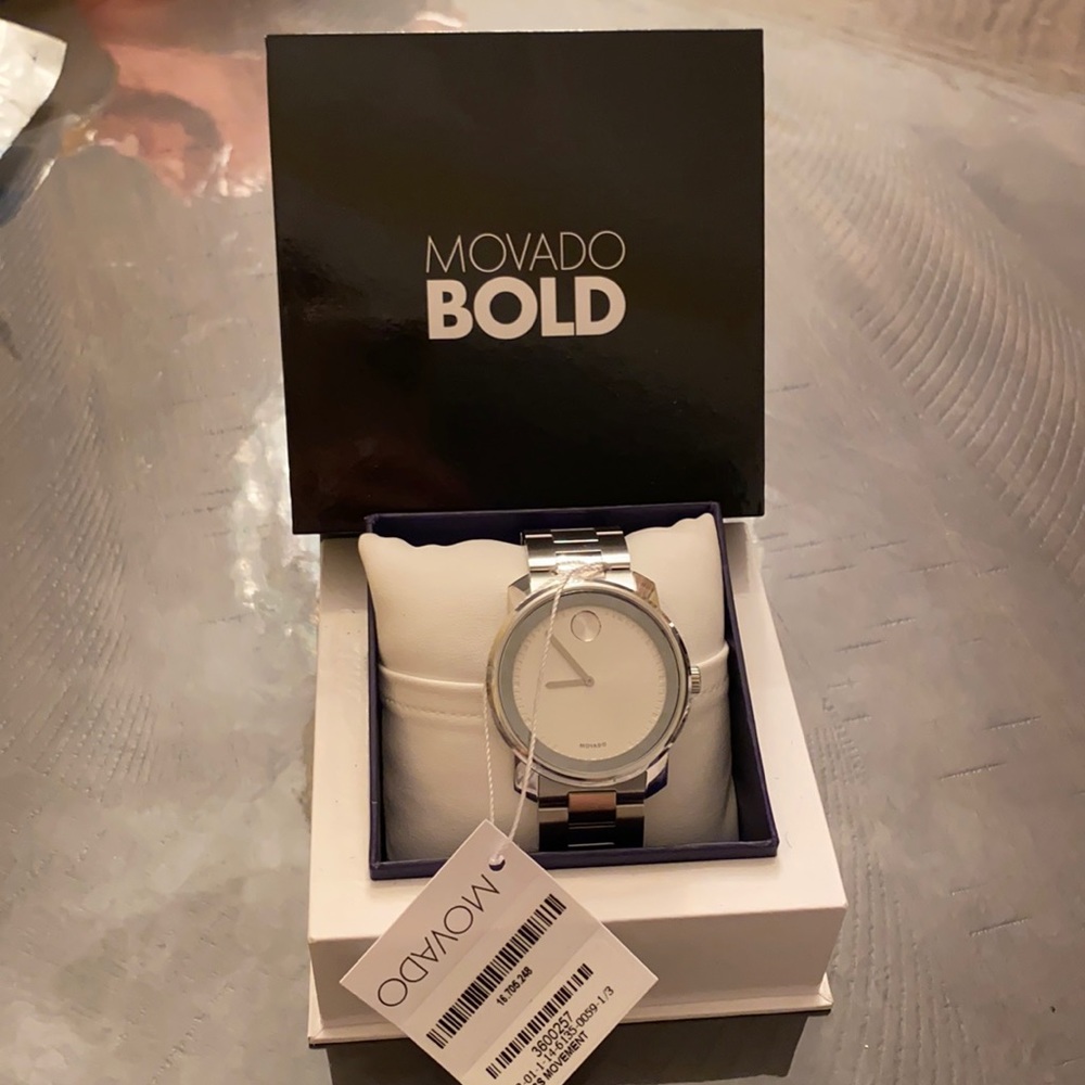 Brand New Movado unisex watch.